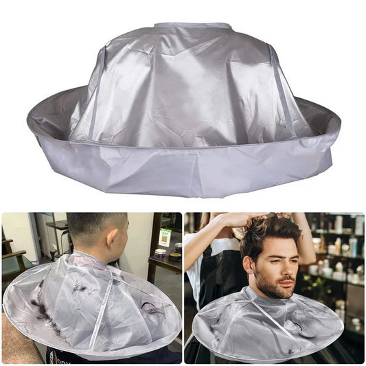 Adult Foldable Apron Hair Cutting Coat Cloak Hair Barber Salon Stylists Umbrella Cape Cutting Cloak Household Cleaning Protector